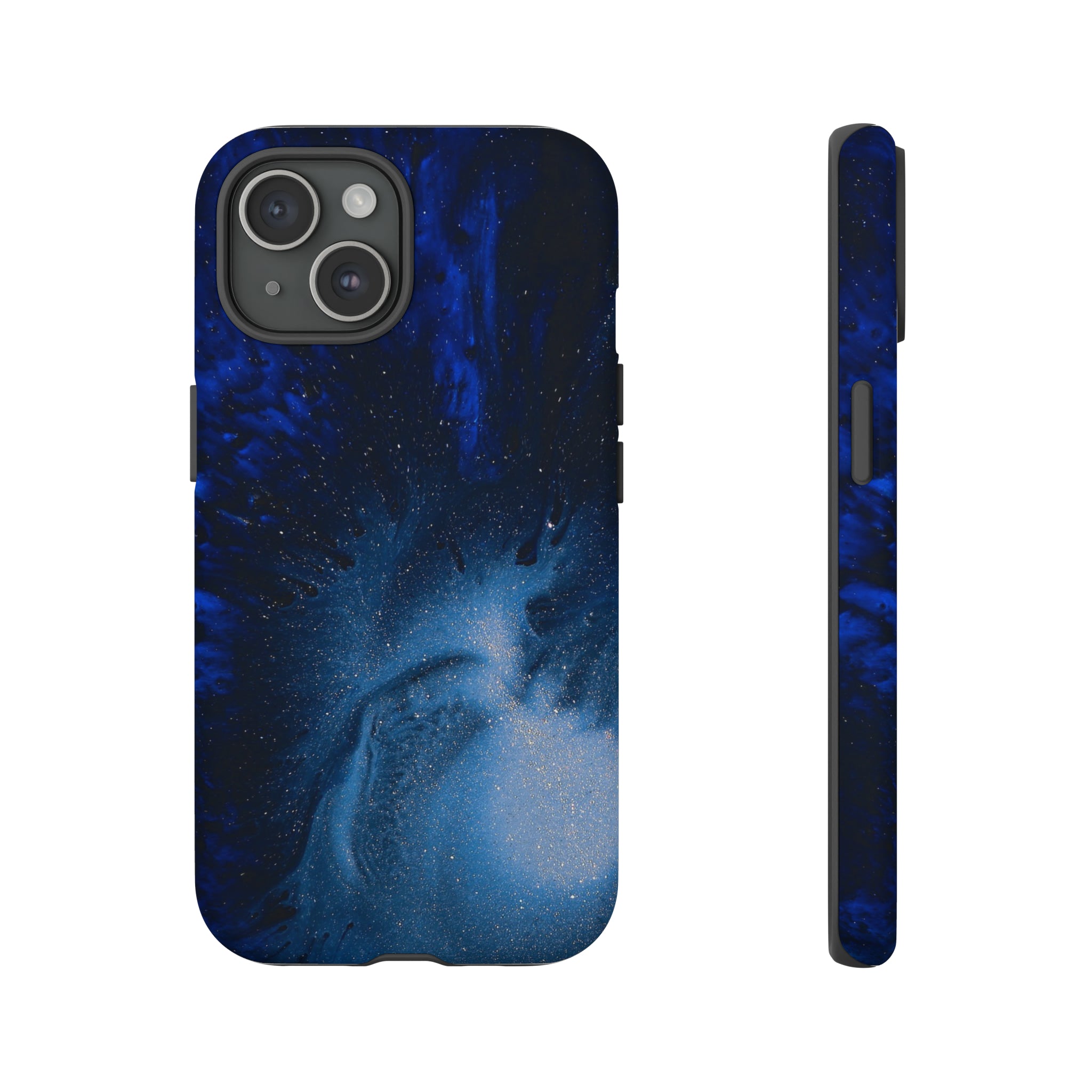 Winter Blue Ink Art - Protective Phone Case