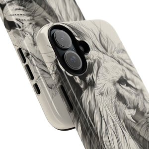 Majestic Lion: Minimalist Elegance - for iPhone 16