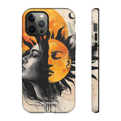 Sunlit Duality | Protective Phone Case for iPhone