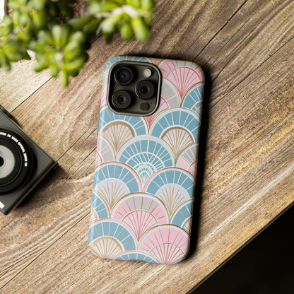 Art Deco Floral Fusion - Protective Phone Case