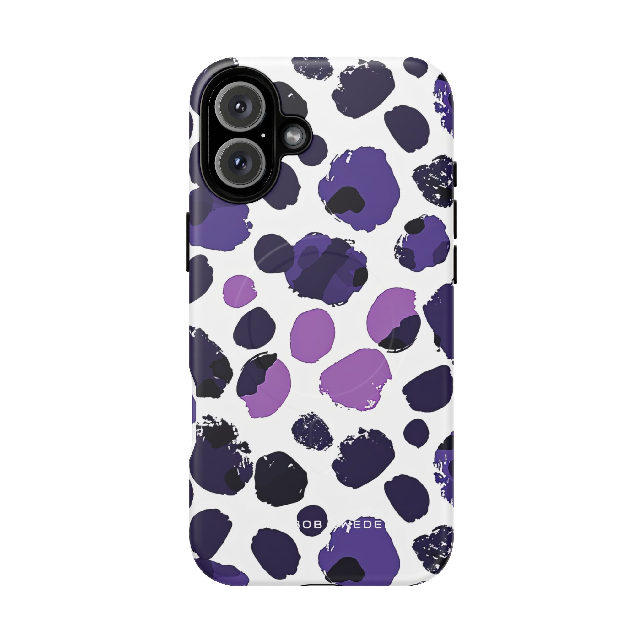 Purple Inkblots iPhone 16 | Tough+ Phone Case