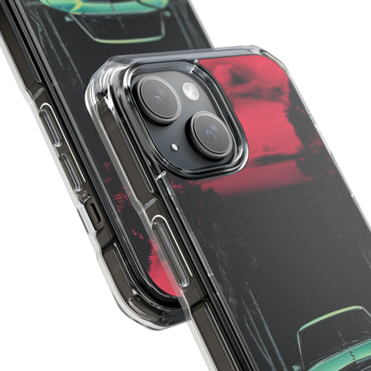 Retro Futuristic Nightscape iPhone Case - Impact