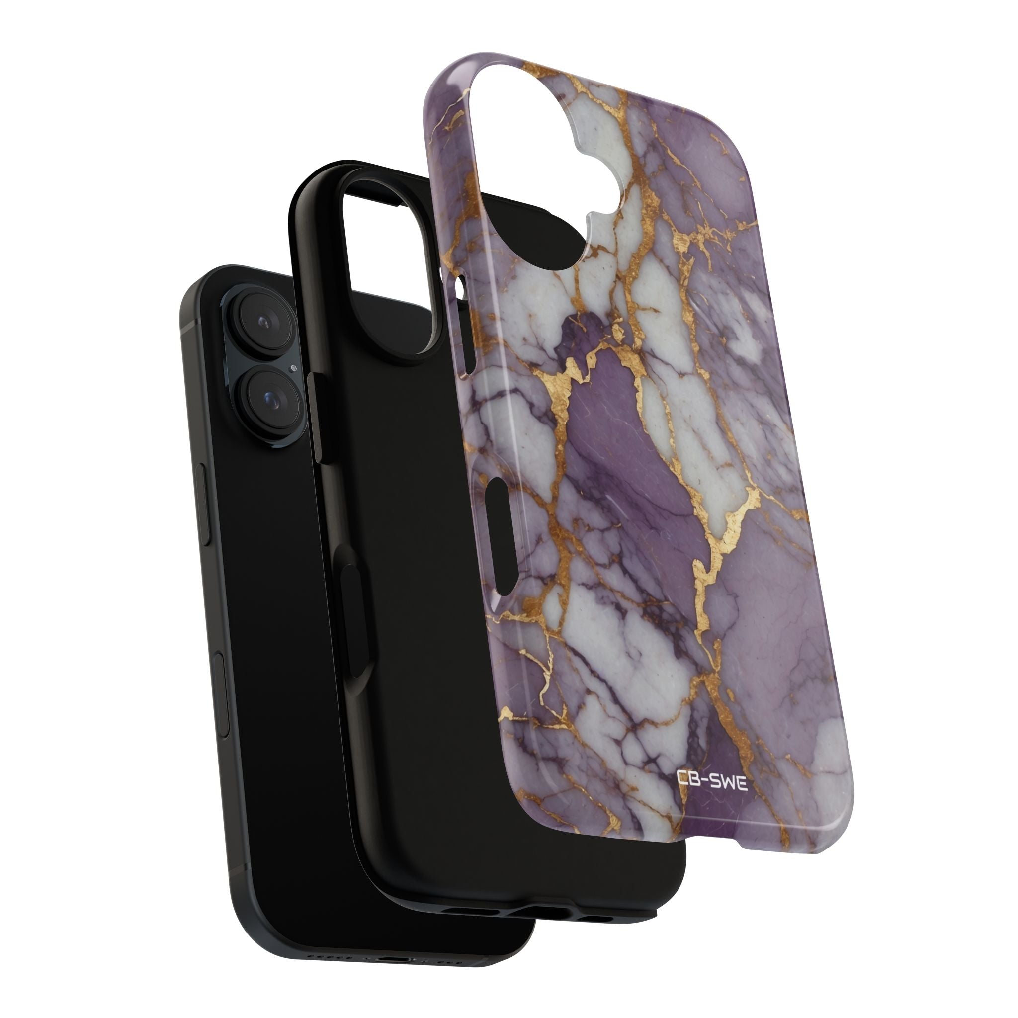 Lavender Veins Flow - iPhone Case