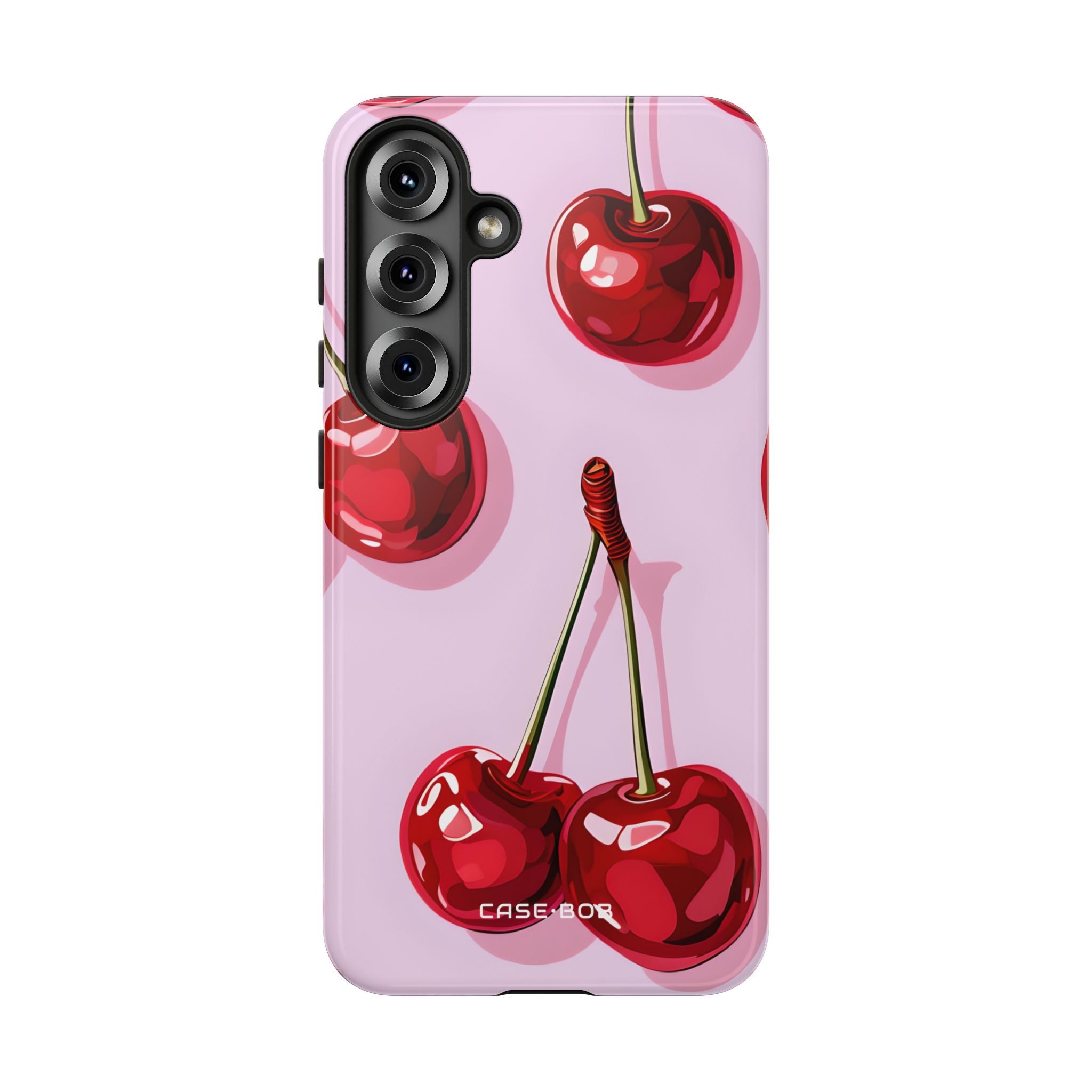 Glossy Cherry Burst Samsung S25 Plus Case - Tough