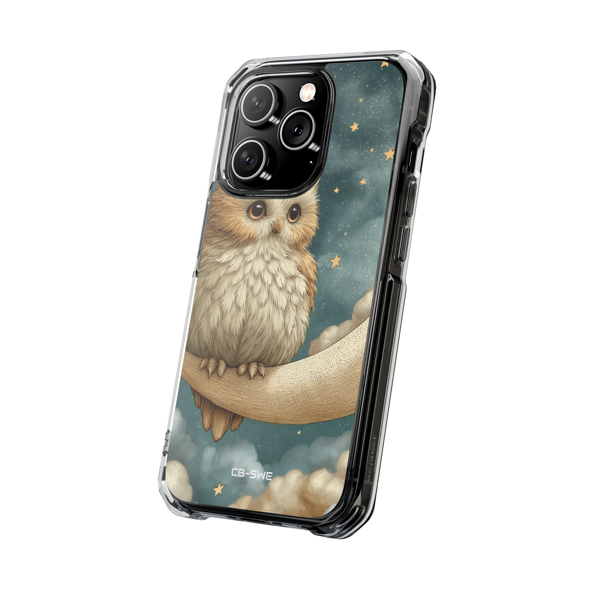 Owls Nestle Moon iPhone Case - Impact