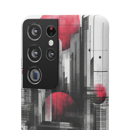 Cyber Gridscape | Slim Phone Case for Samsung