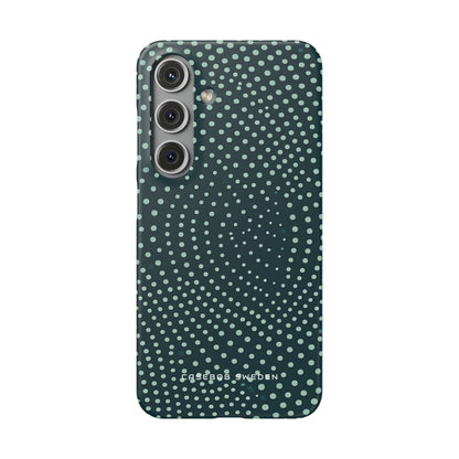 Teal Rippleflow Samsung S24 - Slim Phone Case