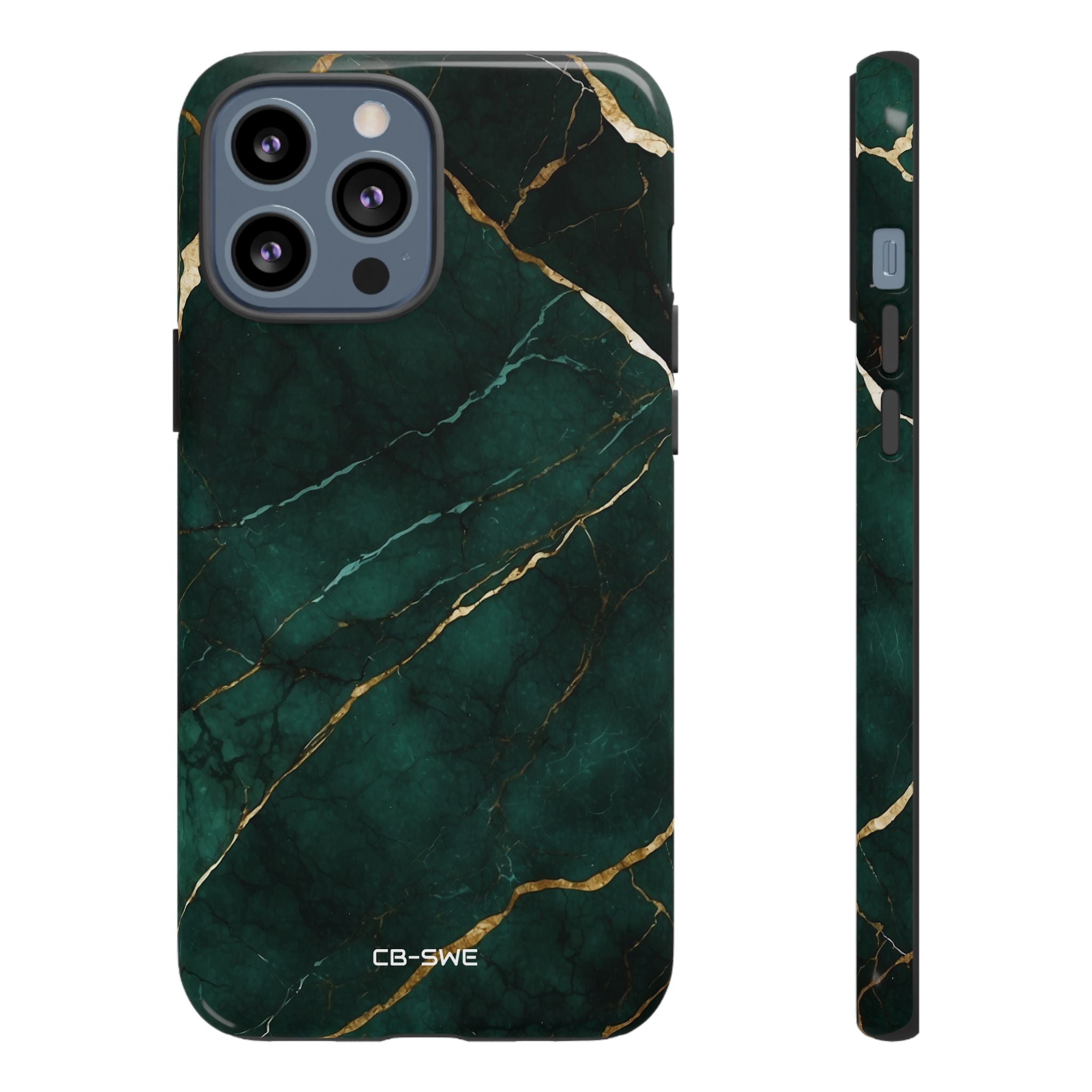 Emerald Veins Flow - iPhone Case