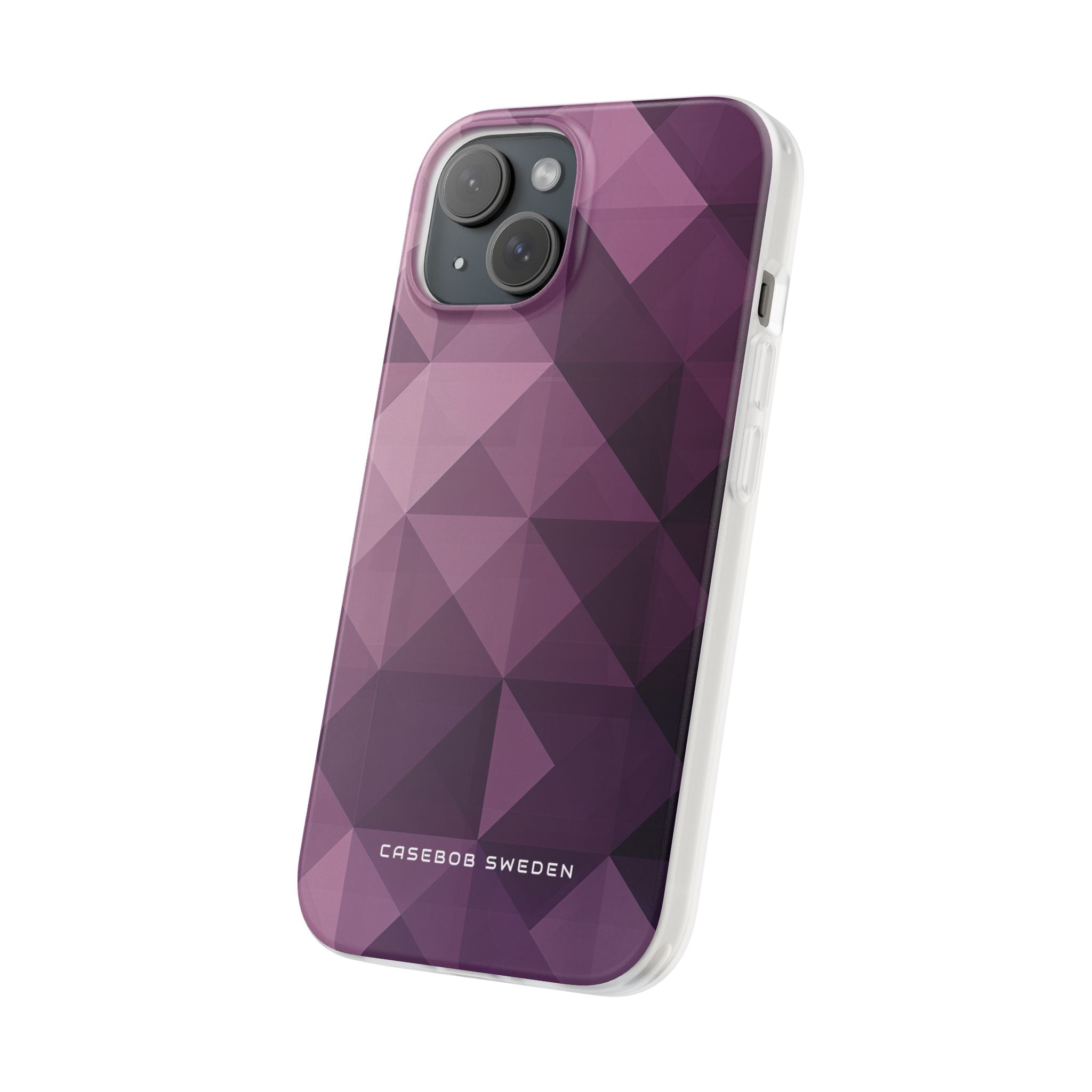 Gradient Purple Mosaic iPhone 15 - Flexi Phone Case