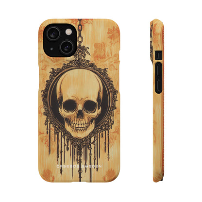 Gothic Skull Elegance iPhone 14 - Slim Phone Case