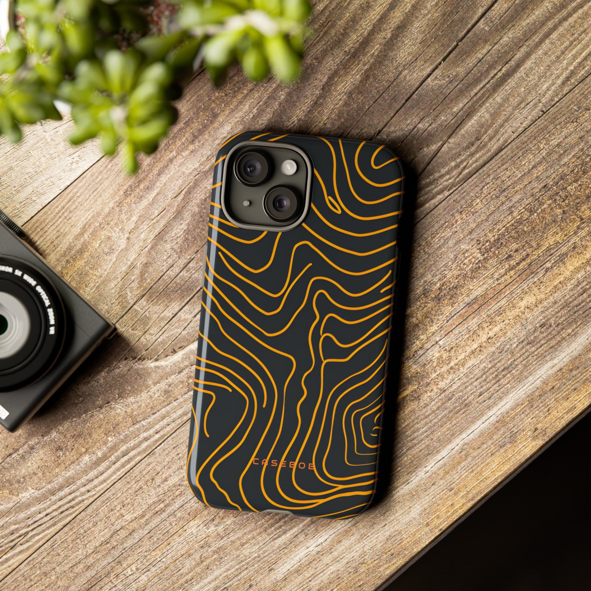 Linear Yellow Chic - Protective Phone Case