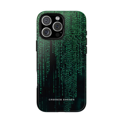 Matrix Gradient Flow iPhone 16 - Tough Phone Case