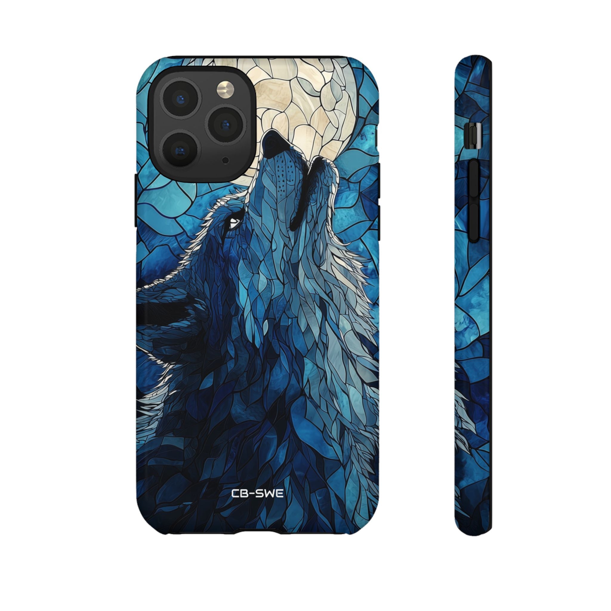 Wolf Howls Moonlight - iPhone Case