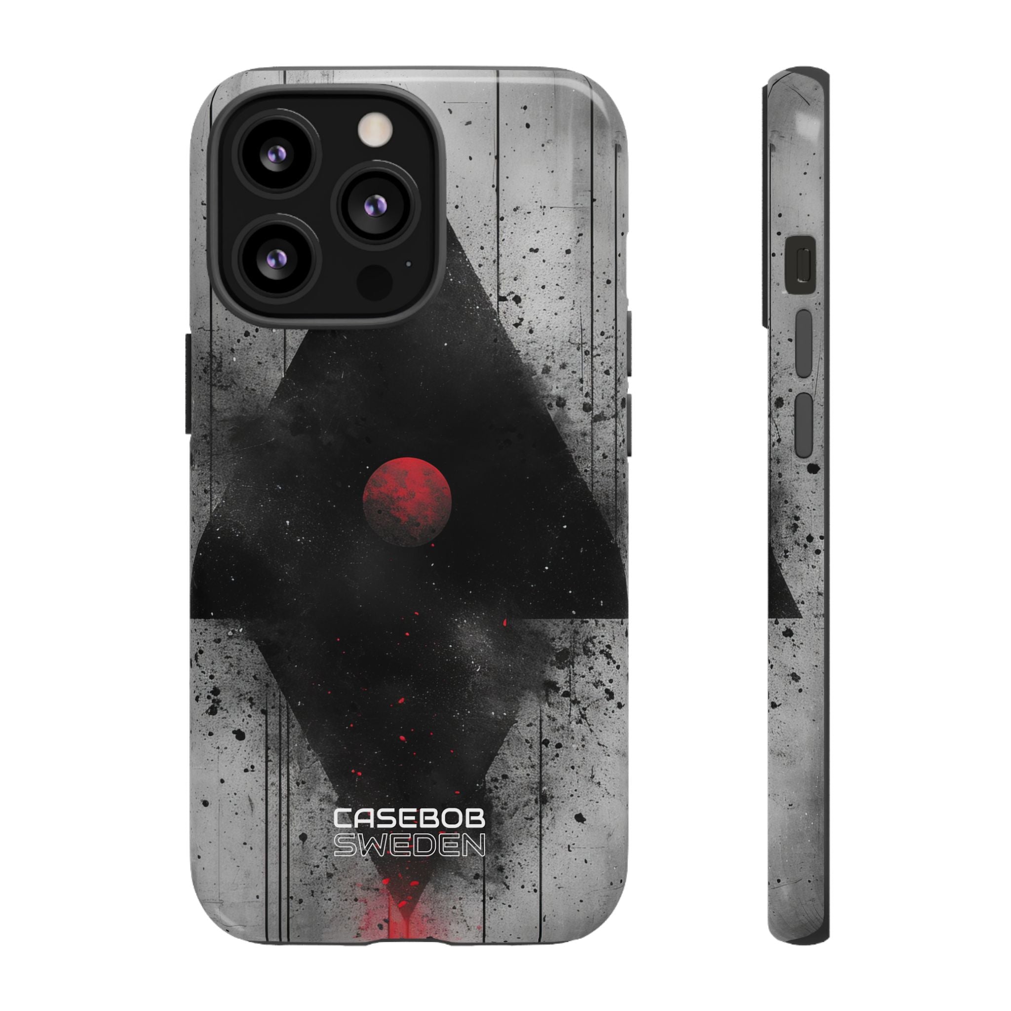 Crimson Core Geometry iPhone 13 - Tough