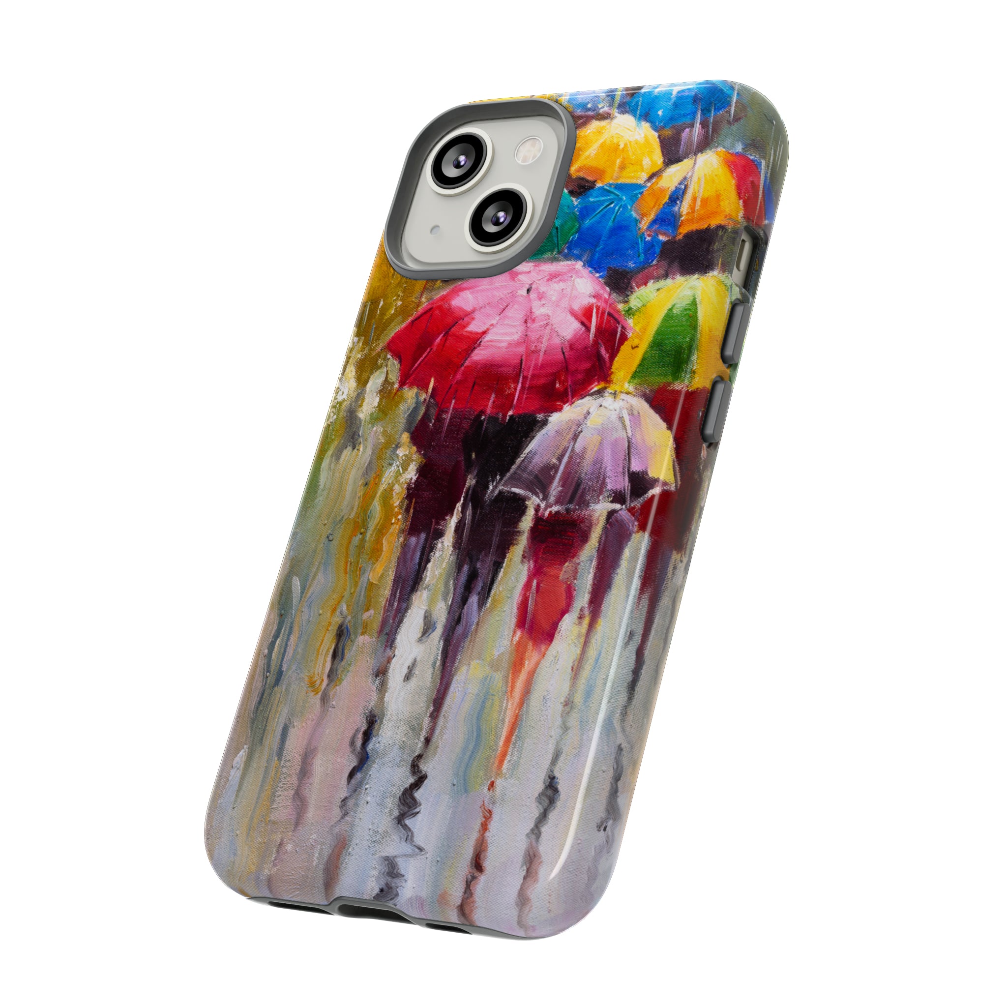 Oil Painting - Rainy Day - Protective Phone Case