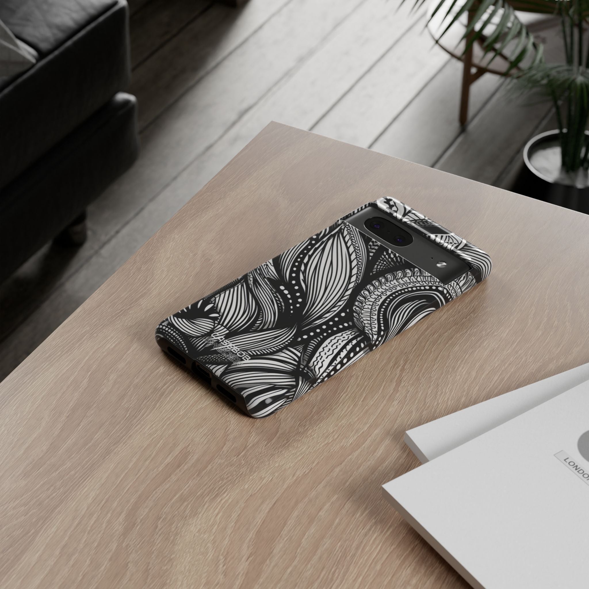 Flowing Ink Lines Google Pixel 7 - Tough