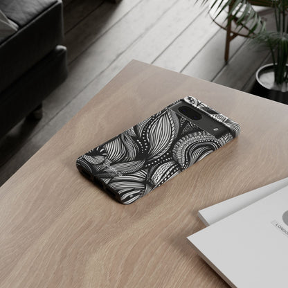 Flowing Ink Lines Google Pixel 7 - Tough