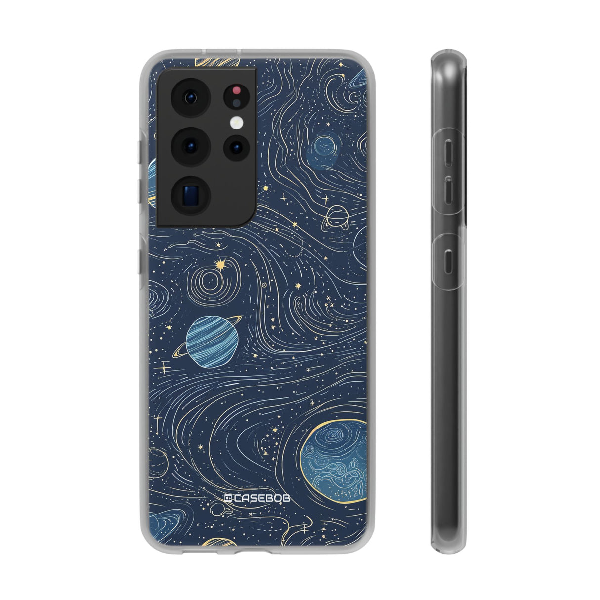 Cosmic Whimsy | Flexible Handyhülle für Samsung Galaxy