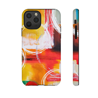 Abstract Yellow - Protective Phone Case