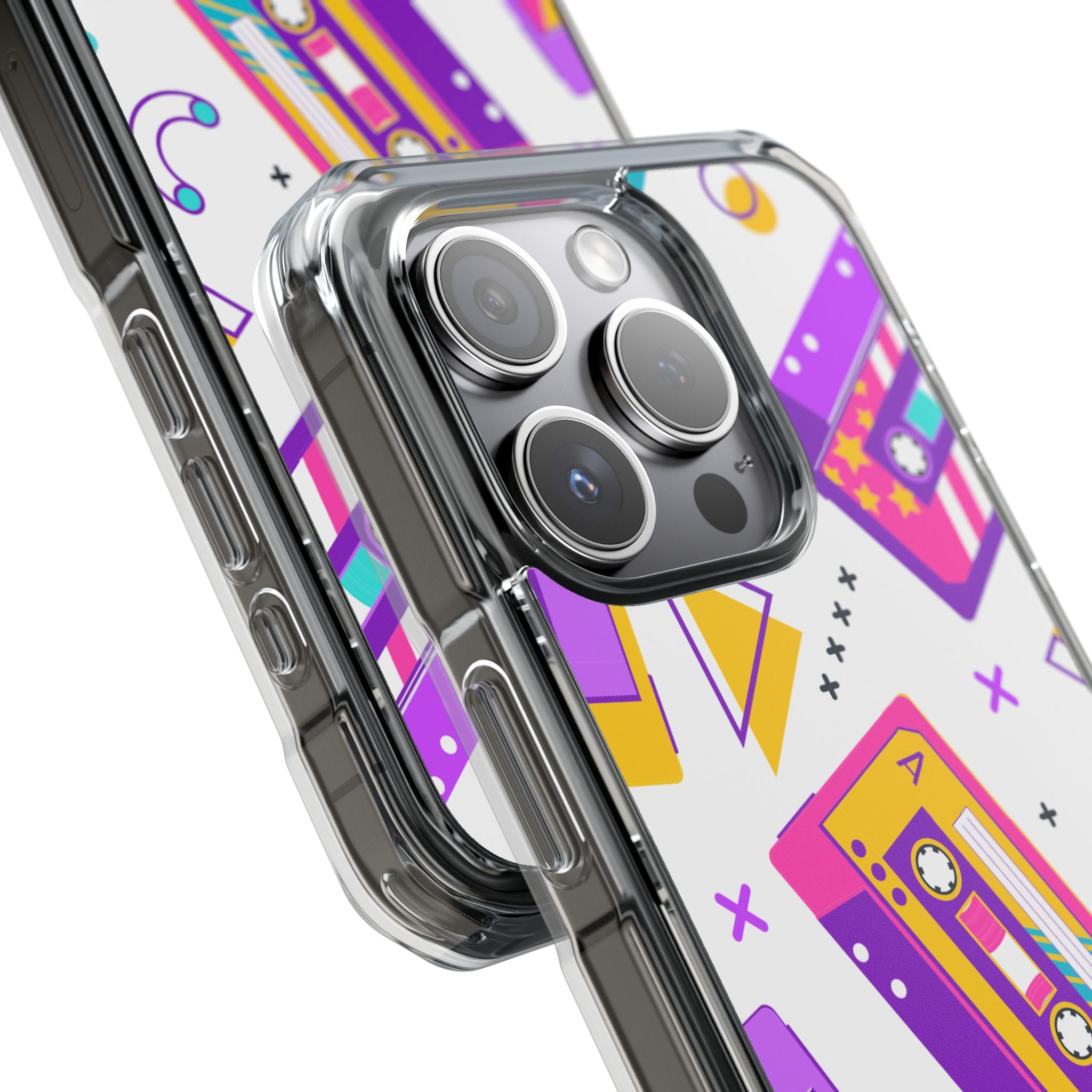 Retro Cassette Chaos iPhone Case - Impact