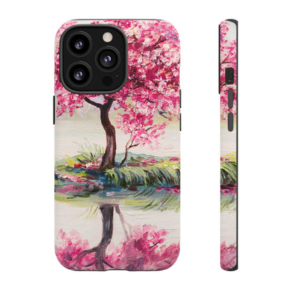 Oil painting - Oriental Cherry Tree - Protective Phone Case