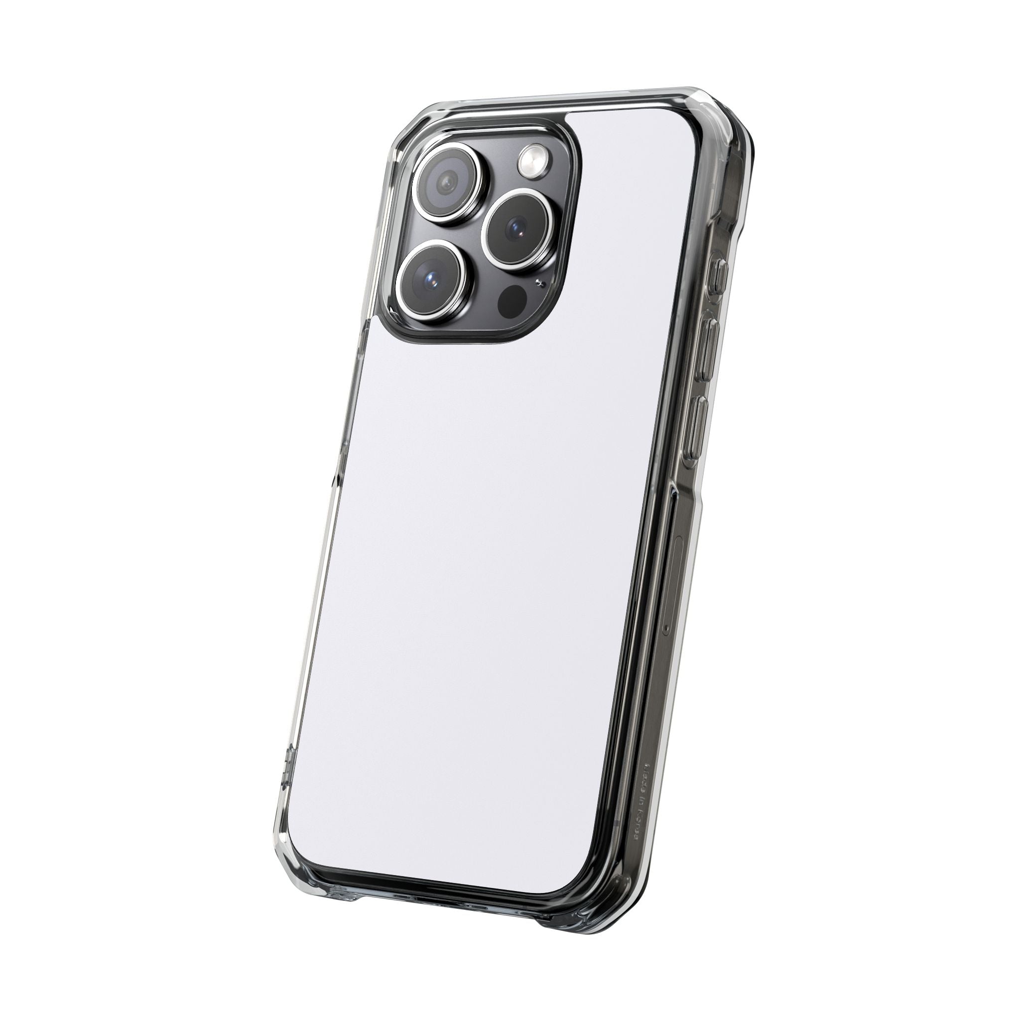 Pearl White - Clear Impact iPhone 15 Phone Case