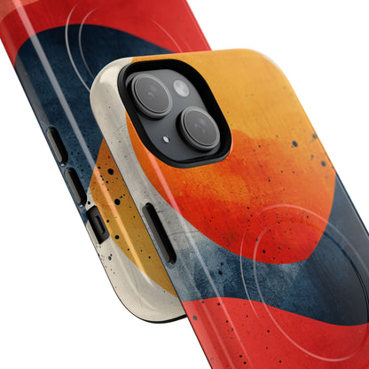 Sunburst Waves - Tough + MagSafe® iPhone 15 Phone Case