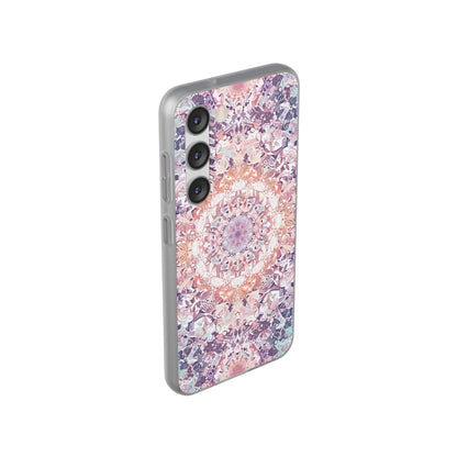 Purple Pink Mandala - Flexi Samsung S23 Phone Case