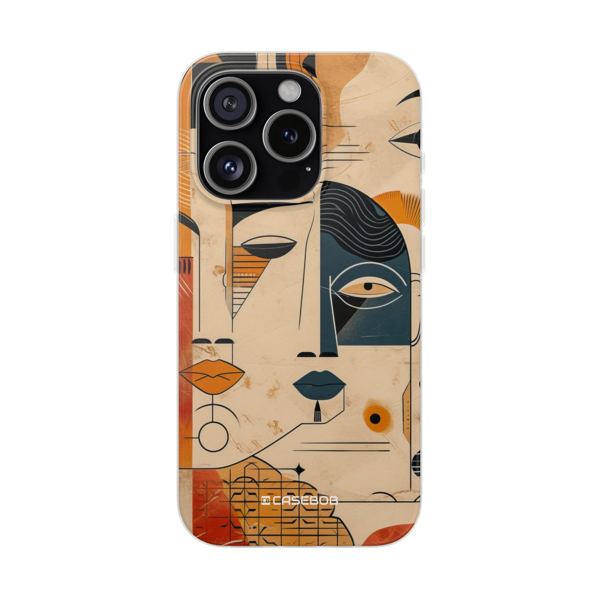 Cubist Introspection | Flexible Phone Case for iPhone