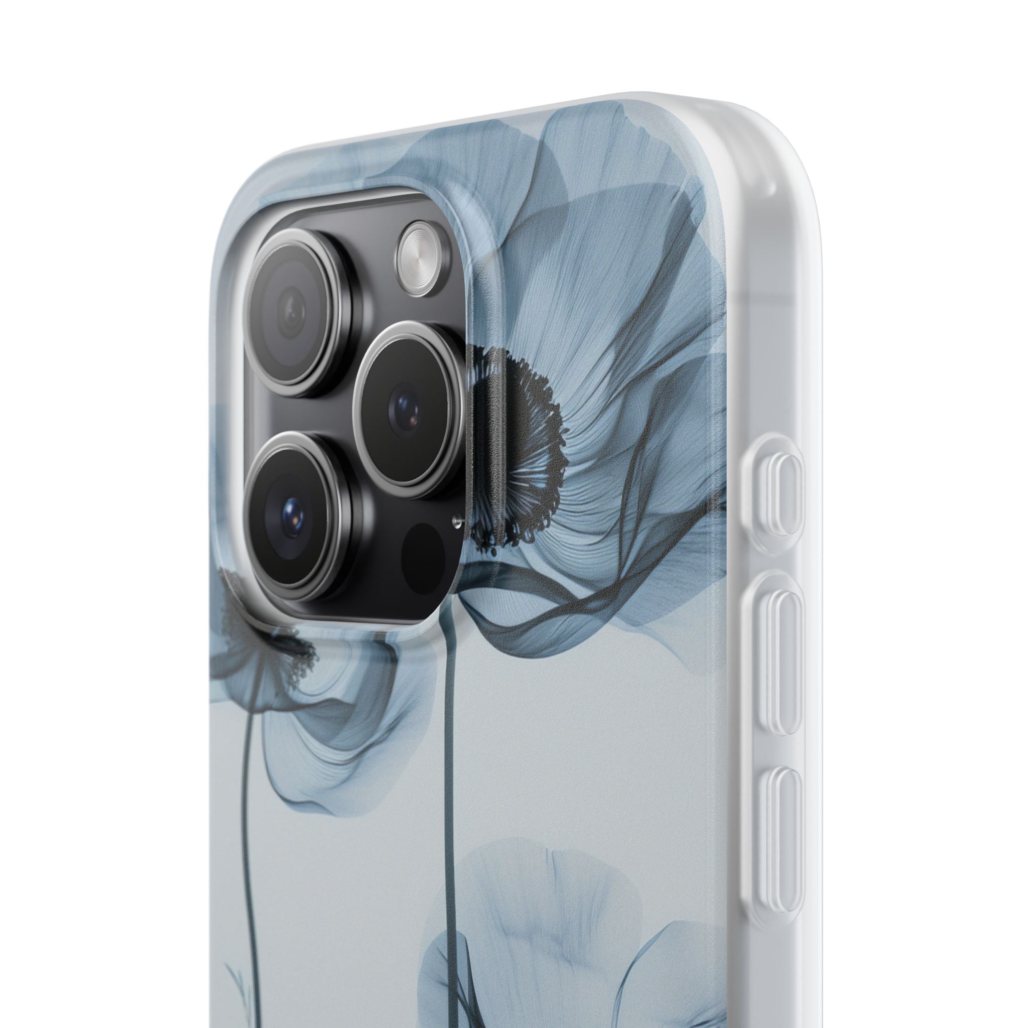 Ethereal X-Ray Flowers iPhone 15 - Flexi Phone Case