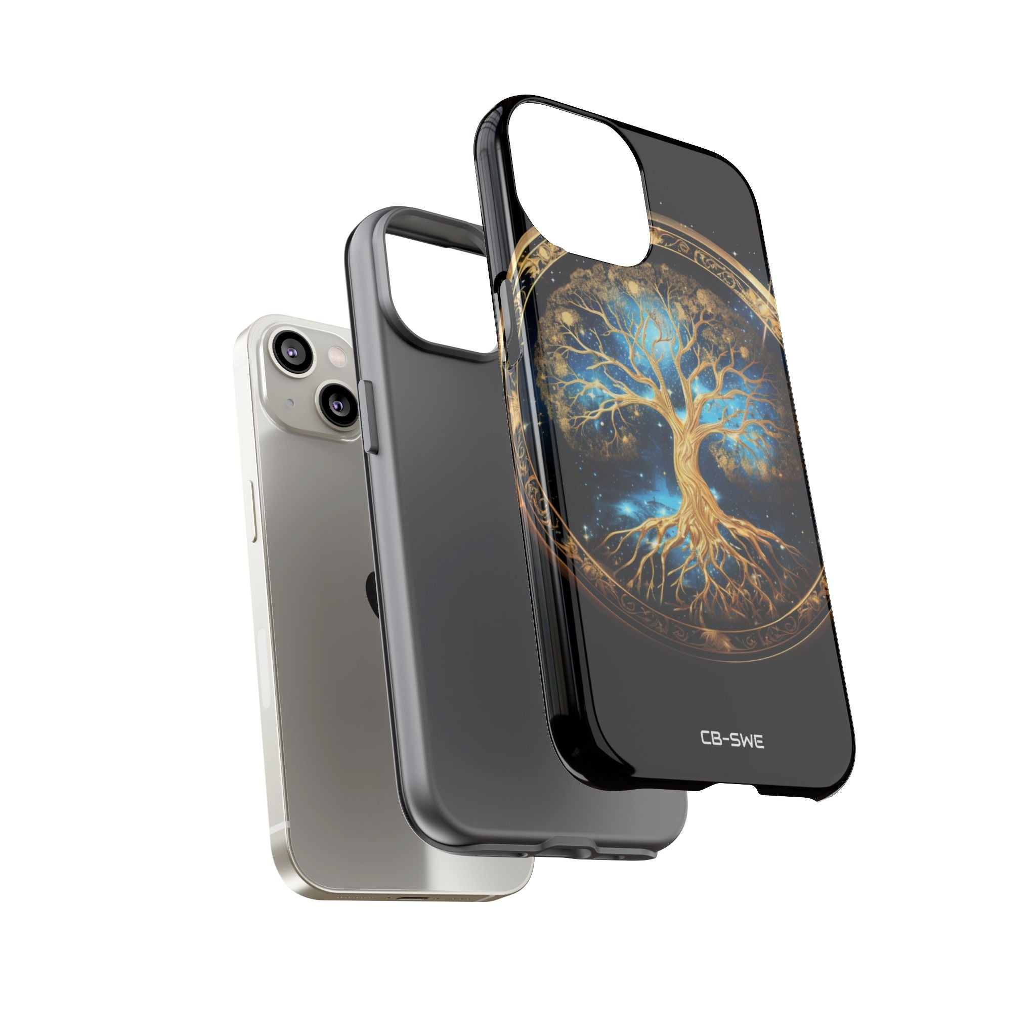 Cosmic Tree Radiance - iPhone Case