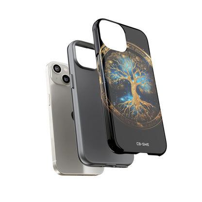 Cosmic Tree Radiance - iPhone Case