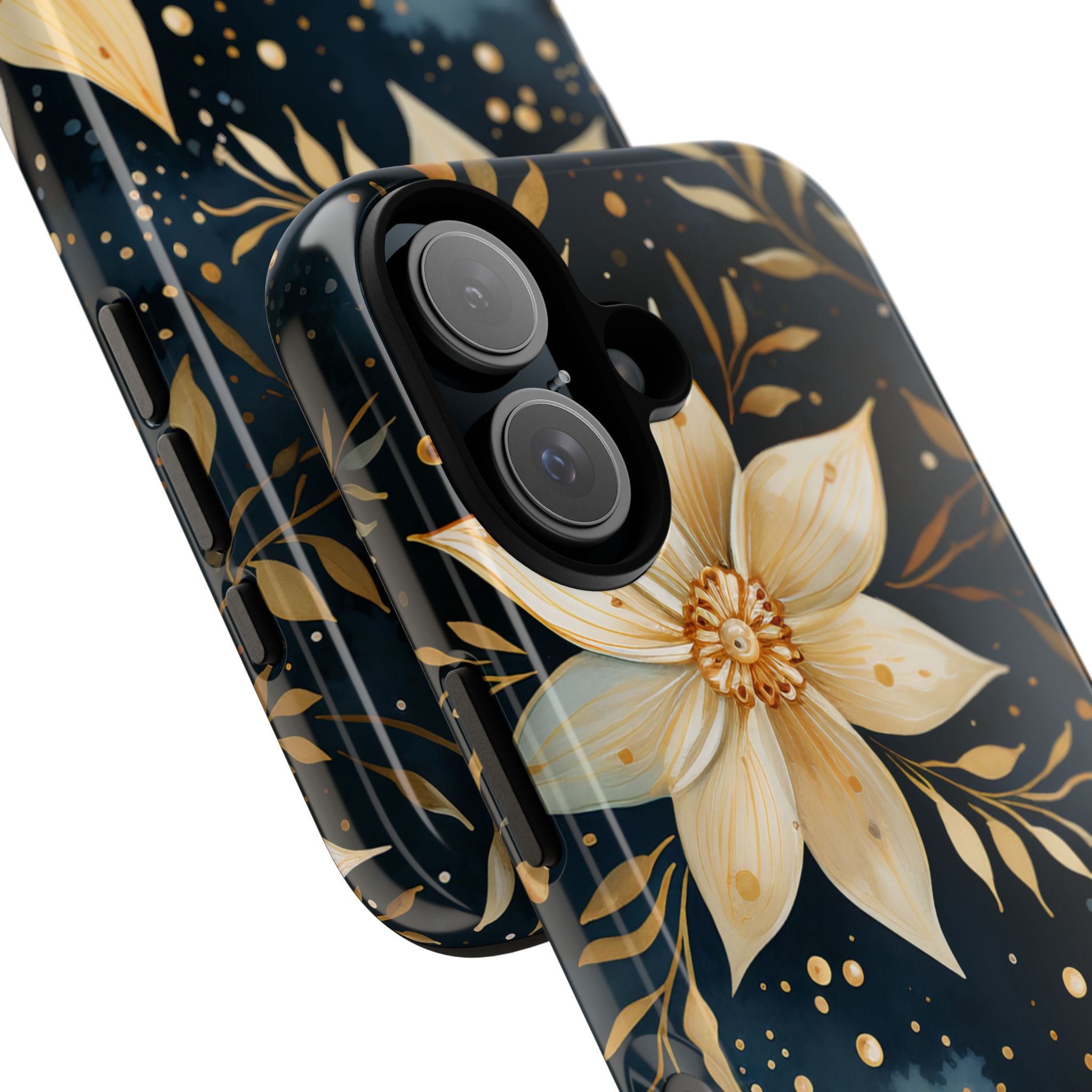 Floral Elegance Flourishes - iPhone Case