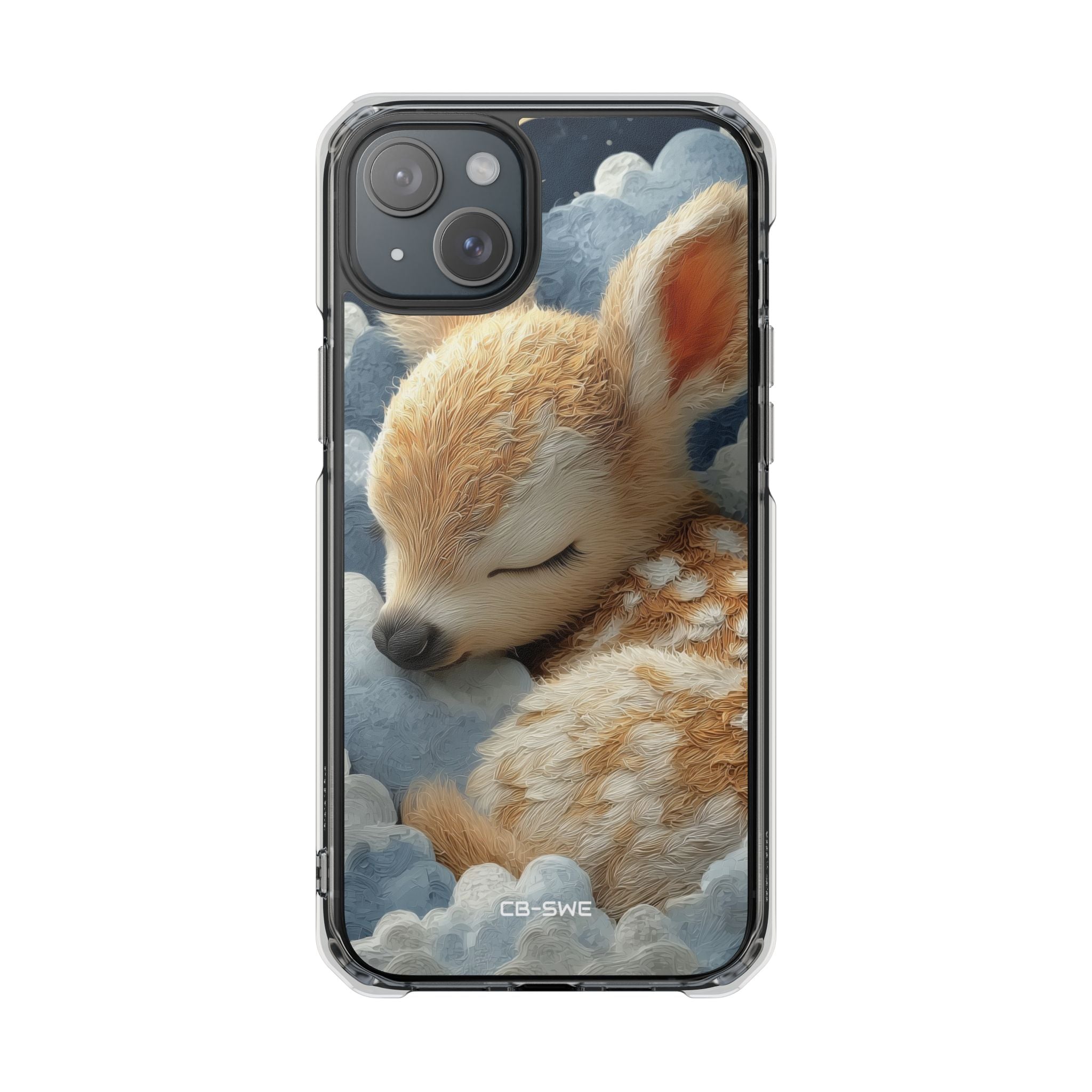 Dreaming Fawn Sleeps iPhone Case - Impact
