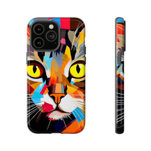 Abstract Kitty Palette Samsung Case (Protective)