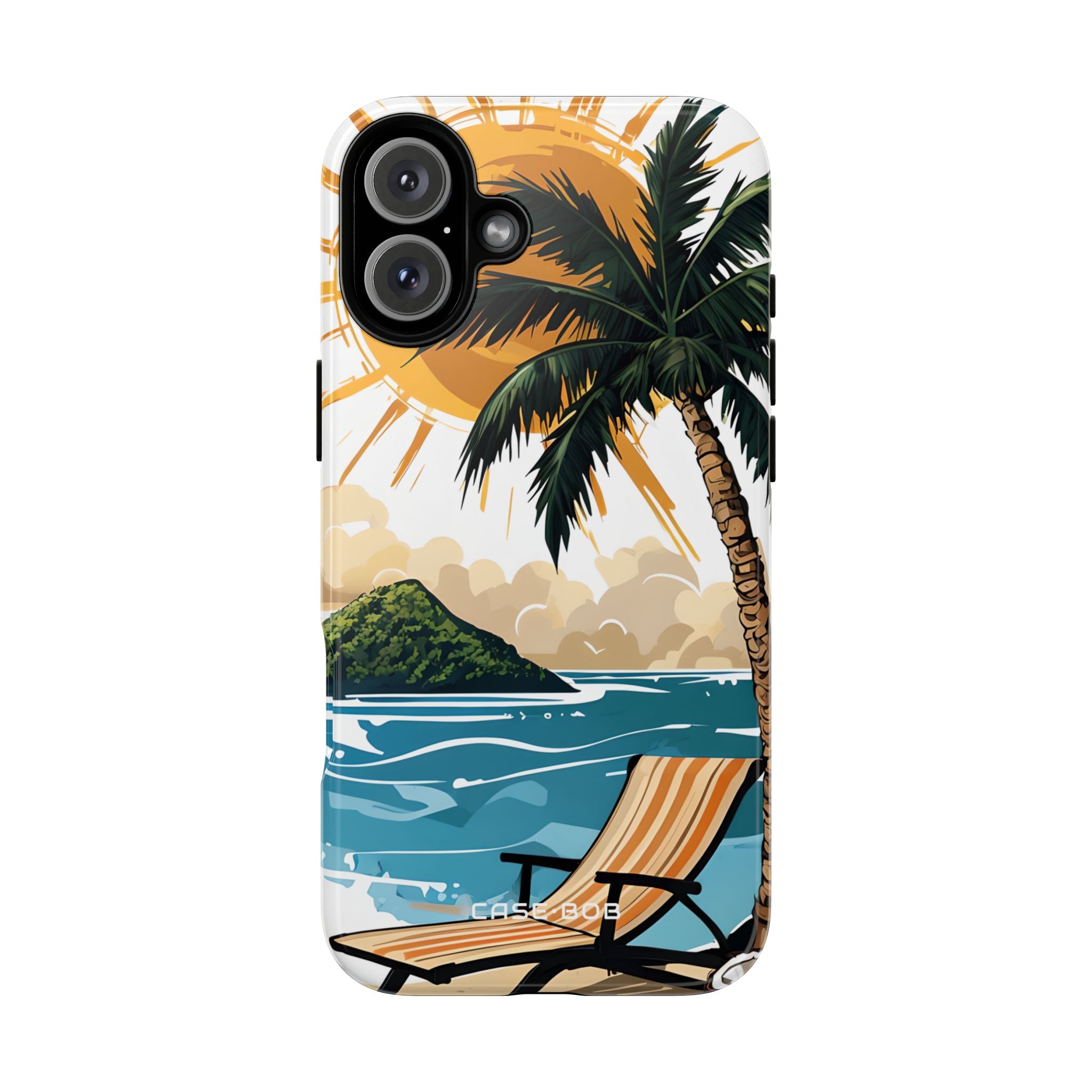 Palm Shade Radiance iPhone 16 Plus Case - Tough