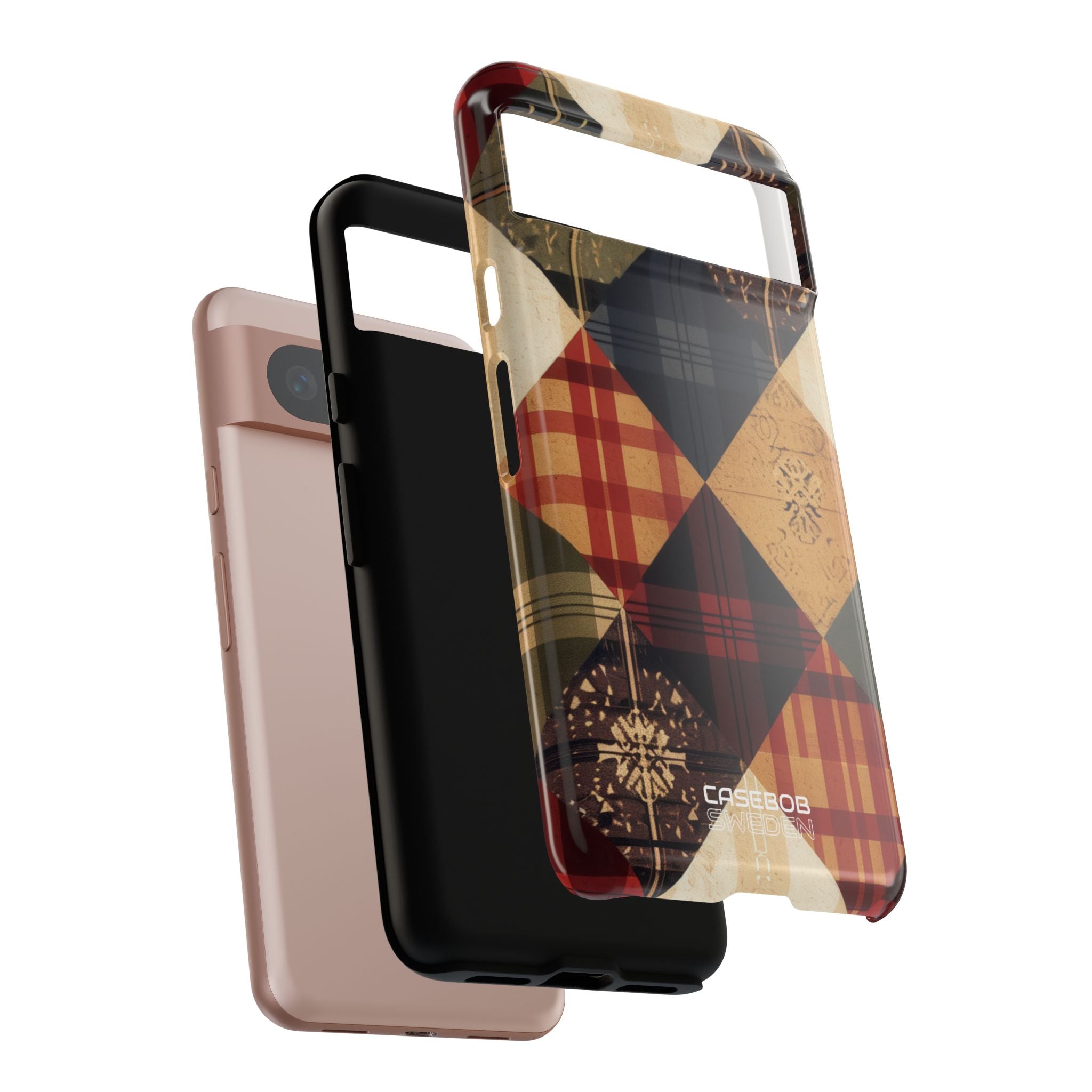 Rustic Quilt Charm Google Pixel 8 - Tough