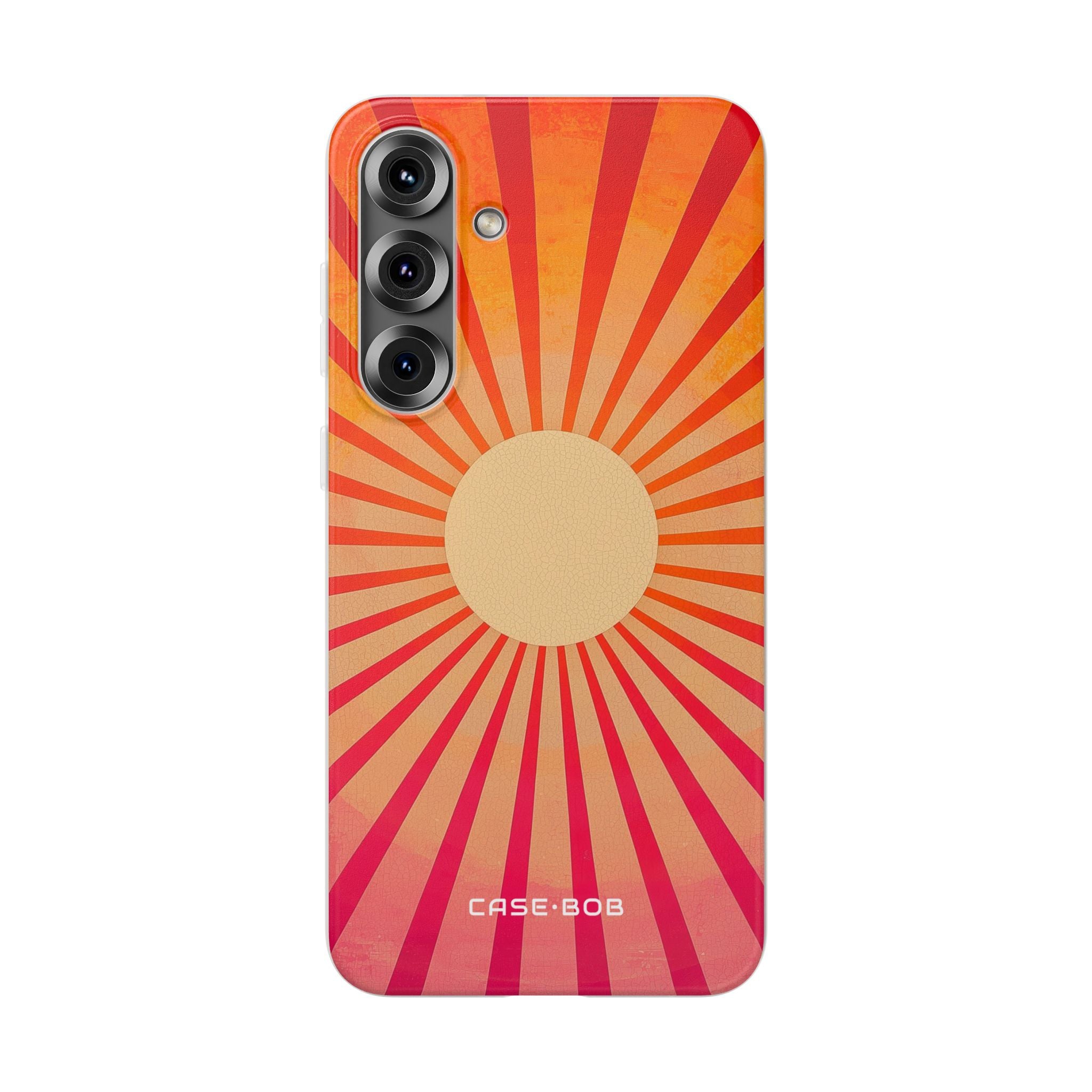 Cracked Sunburst Samsung S25 Plus Case - Soft