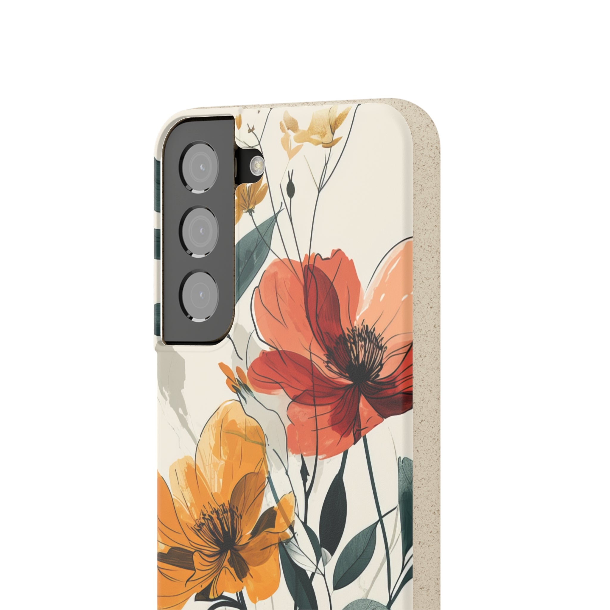 Serene Floral Harmony | Biodegradable Phone Case