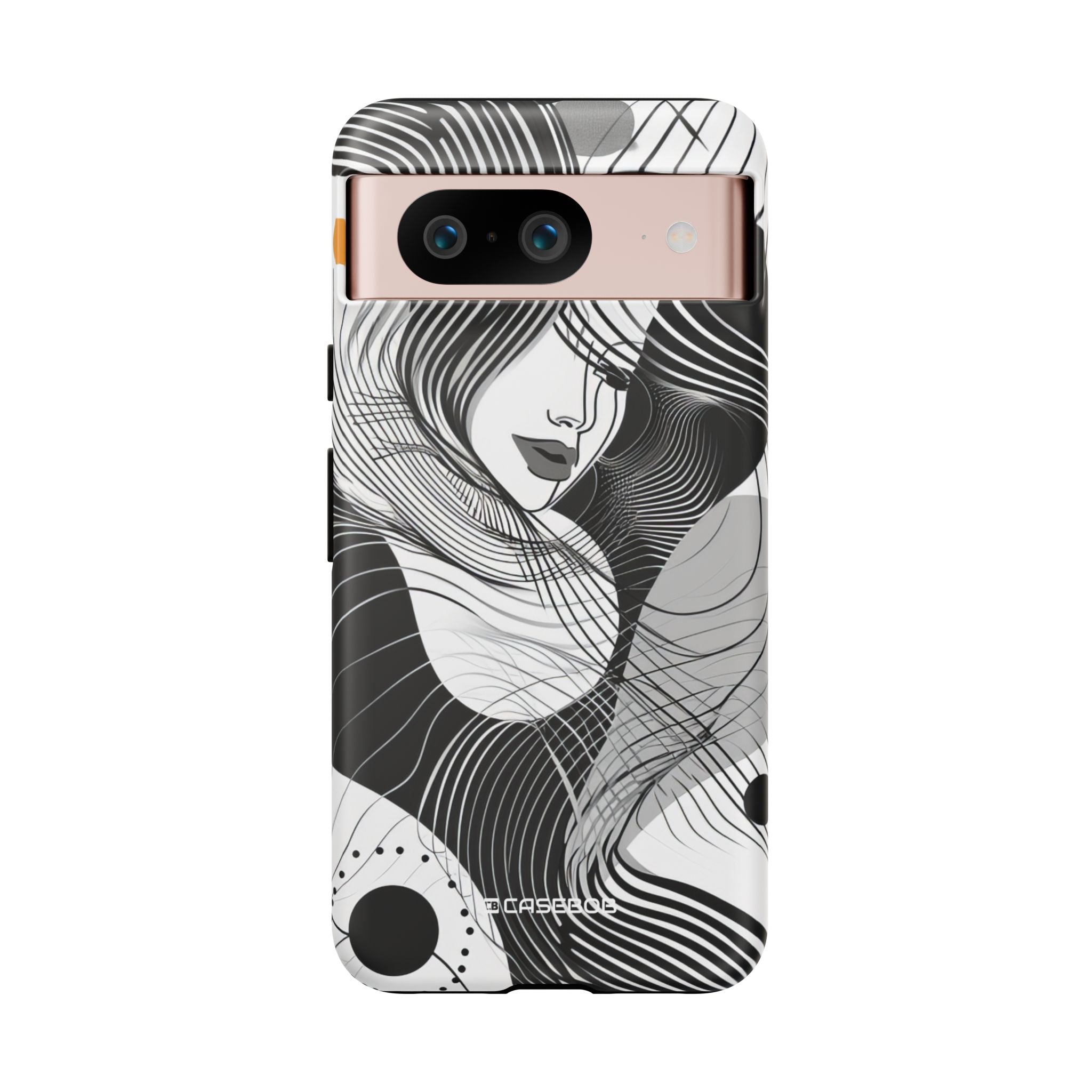 Fluid Noir Rhythm - Phone Case for Google Pixel