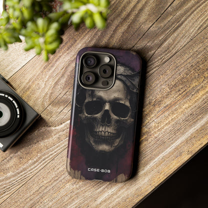 Gothic Skull Crown iPhone 15 Pro Case - Tough