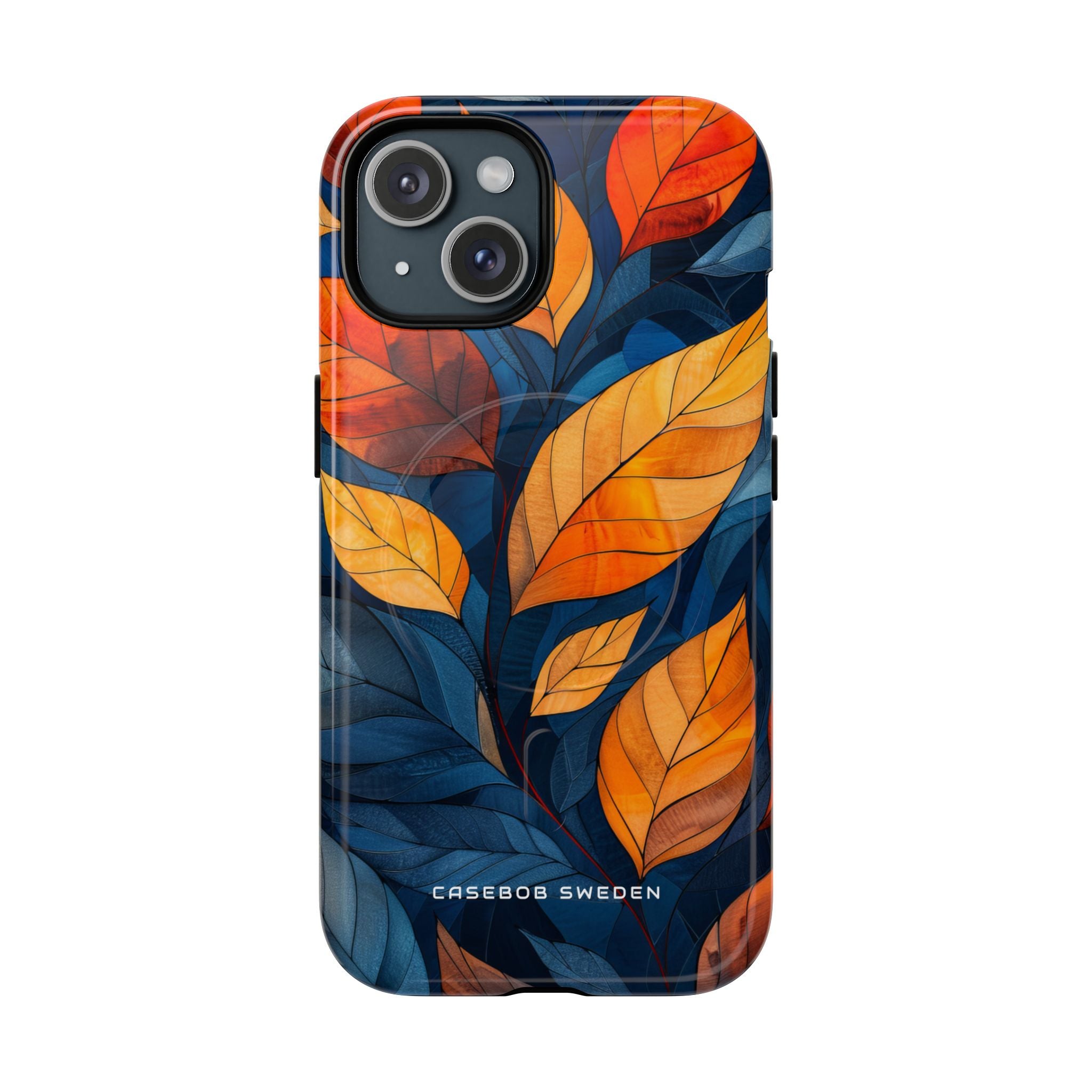 Stained Glass Blossoms iPhone 15 | Tough+ Phone Case