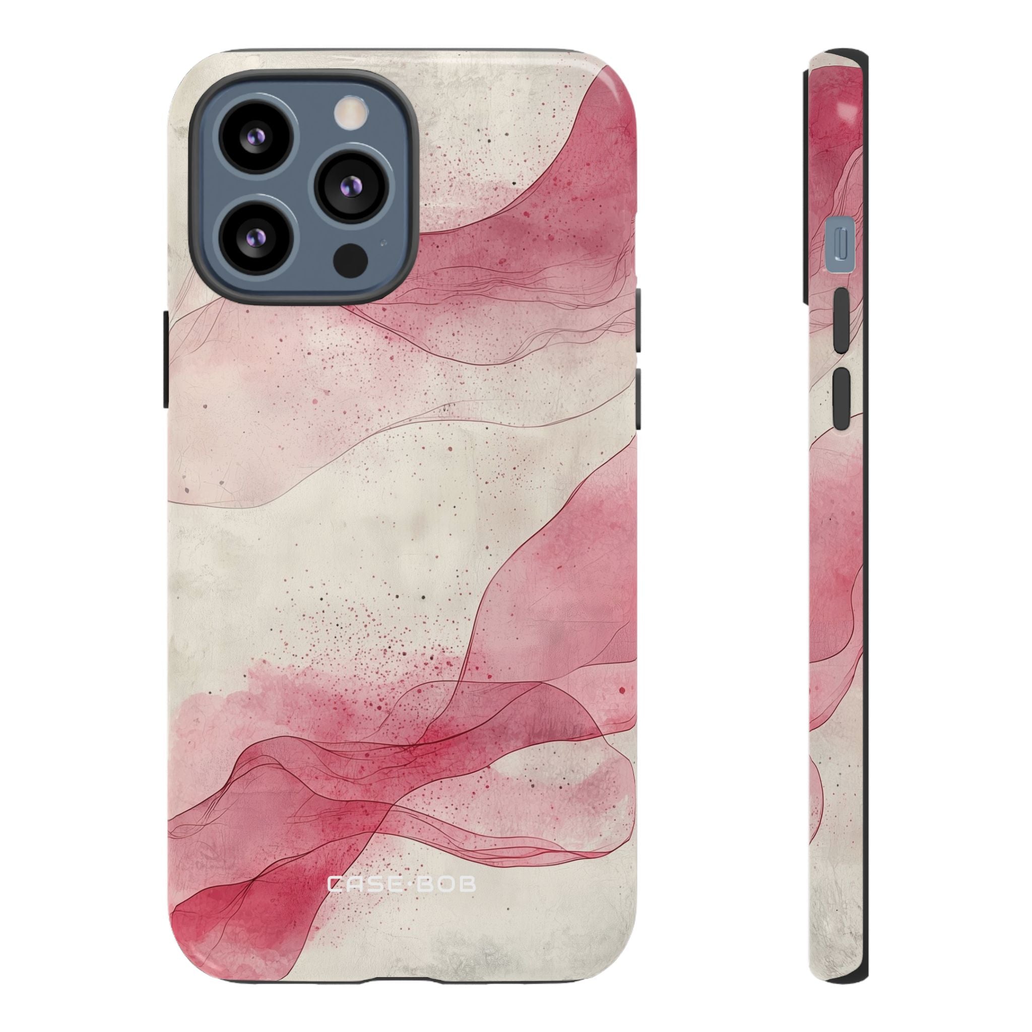 Crimson Waves iPhone 13 Pro Max Case - Tough