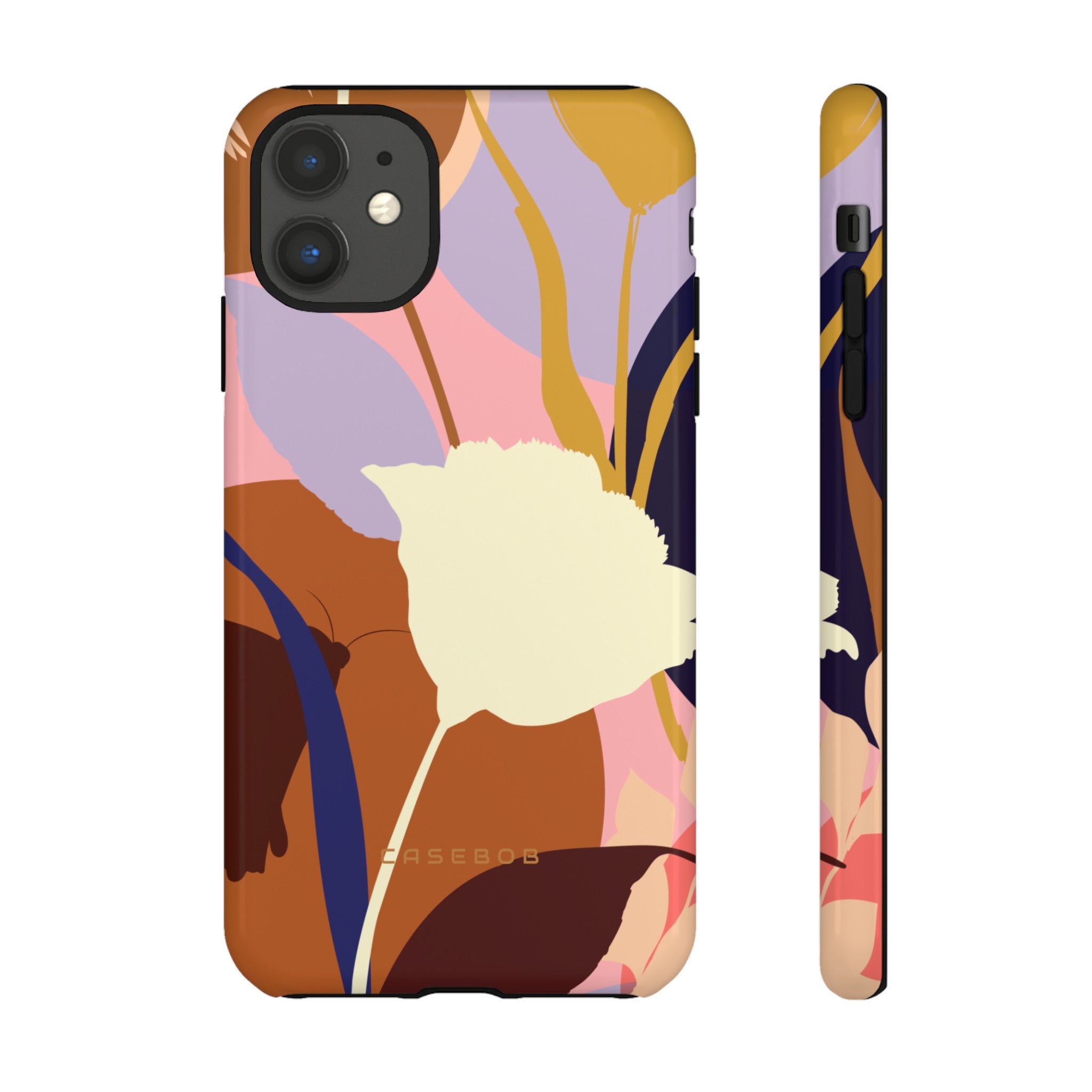 Summer Flower Silhouette iPhone case - Protective Phone Case