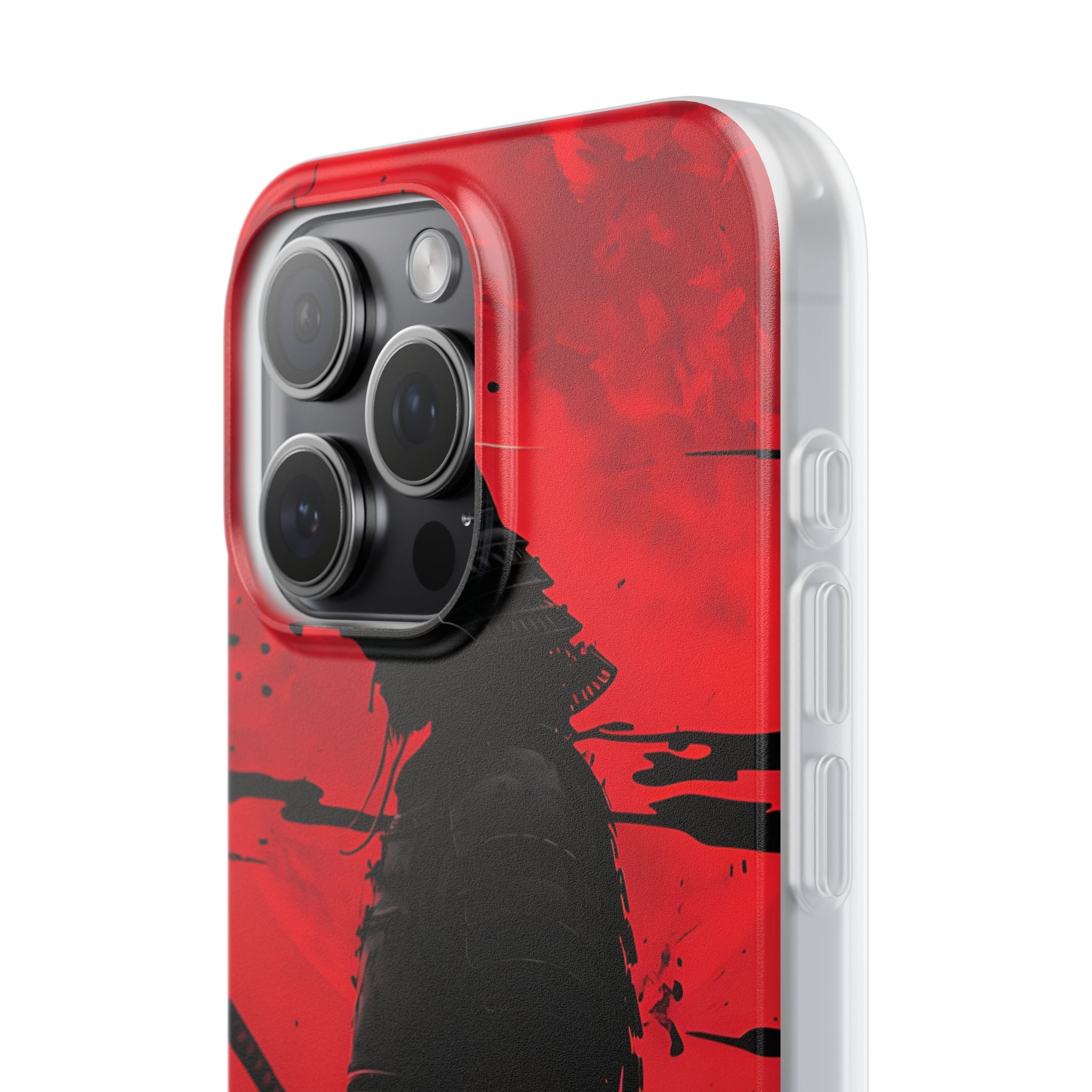 Crimson Samurai iPhone 15 Pro Max Case - Soft
