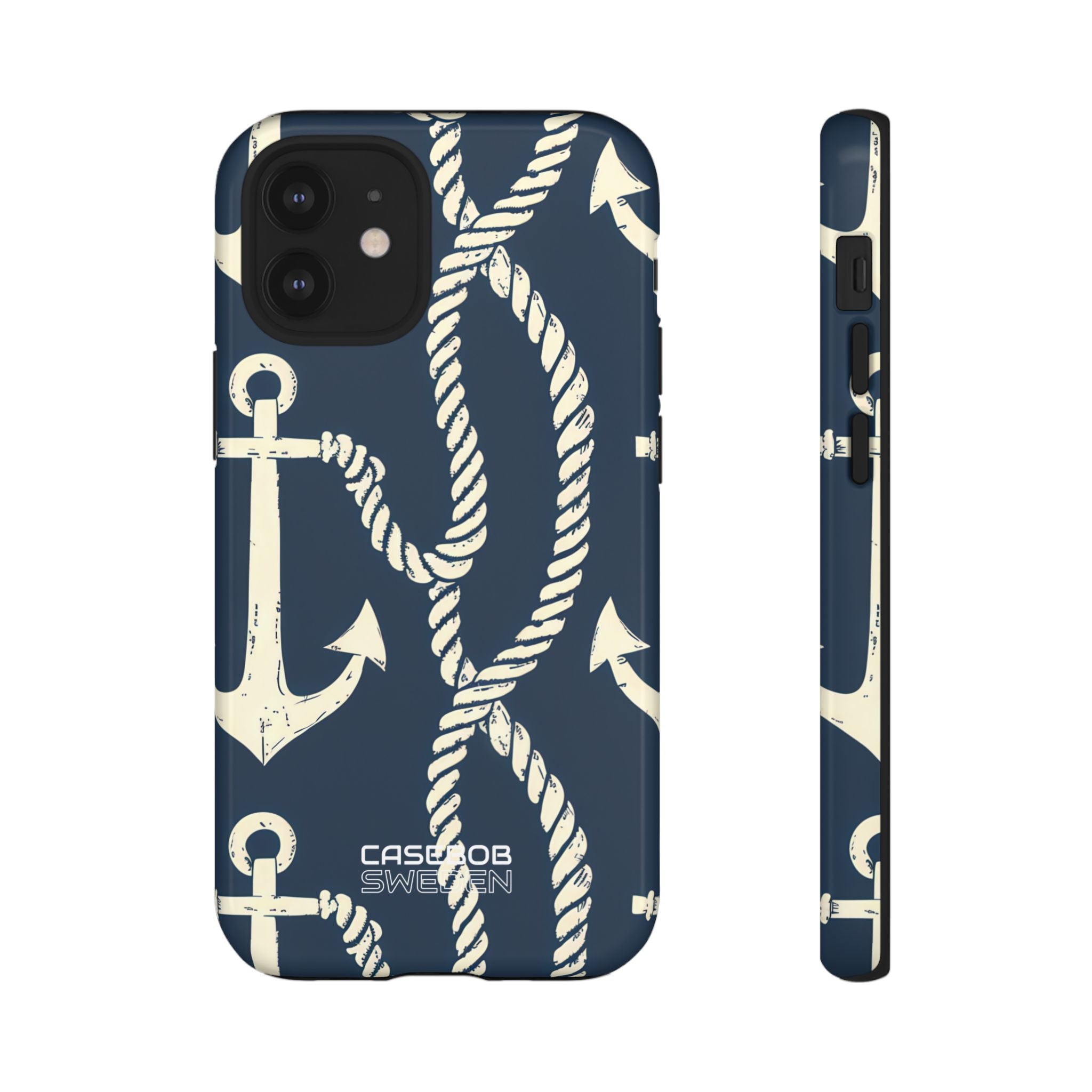 Nautical Anchors Rope iPhone 12 - Tough