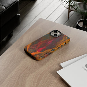 Bon Fire Ink Art iPhone Case (Protective) Phone Case