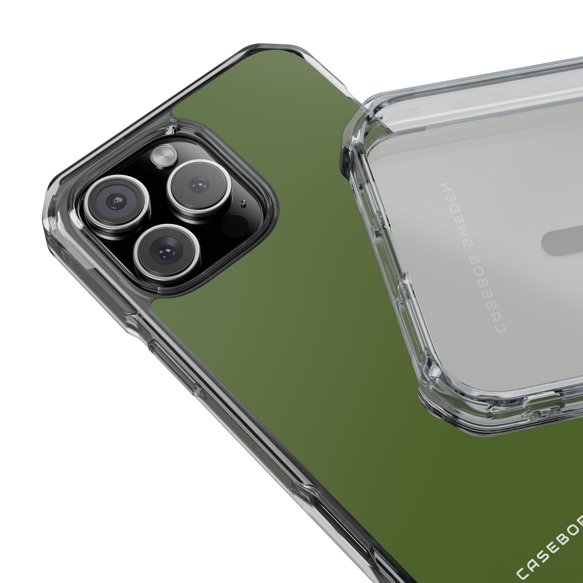 Dark Olive Green iPhone 16 - Clear Impact Phone Case