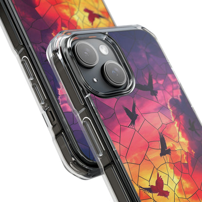 Soaring Birds Illuminate iPhone Case - Impact