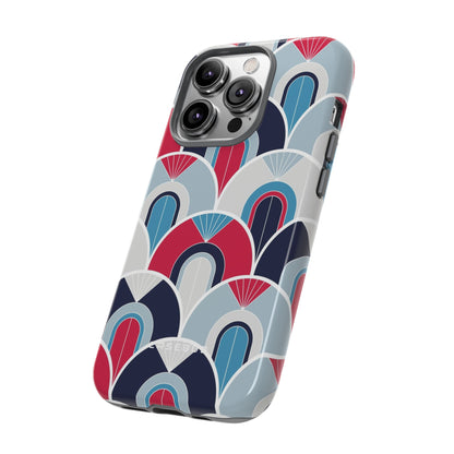 Blue Retro - Protective Phone Case